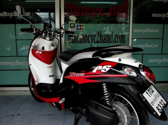 Fino ps สีดำแดงขาว สียอดนิยมจริงๆ รถเดือน กันยายน ปี 57 ไมล์ 5 พันโล  แถม 3 รายการ 26900