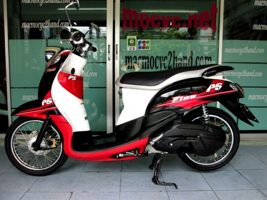 Fino ps สีดำแดงขาว สียอดนิยมจริงๆ รถเดือน กันยายน ปี 57 ไมล์ 5 พันโล  แถม 3 รายการ 26900