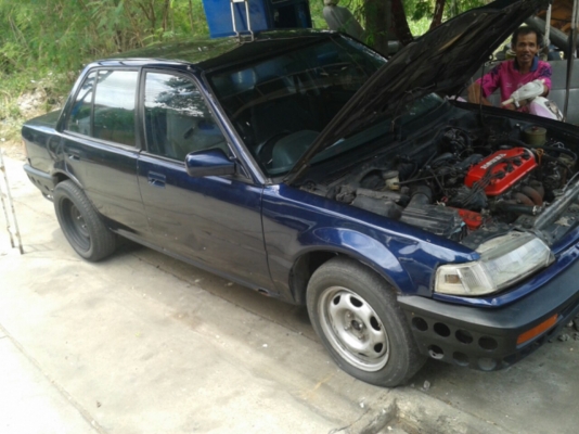 Honda Civic ท้ายแดง เครื่องหัวฉีดแจ้งลงเล่ม Lpg  ทะเบียนไม่ขาด ขับได้โอนได้ ขาย 28,000