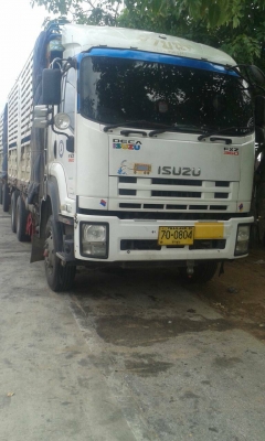 สิบล้อ อีซูซุ Fxz360 ปี53 รถห้าง 2เพา พ่วง แม่ลูก3 คลานไม่ดั้มกะบะค็อกสูง สภาพสวยพร้อมใช้งาน ทะเบียนพร้อมโอน