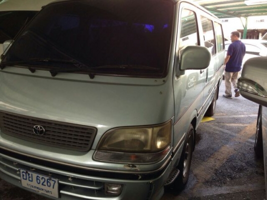 HIACE มือ1 เดิมๆ ปี97 พาวเวอร์ วิ่ง 1.5 แสน เครื่องดีเซล 3 แอล HIACE มือ1 เดิมๆ ปี97 พาวเวอร์ วิ่ง 1.5 แสน เครื่องดีเซล 3 แอล