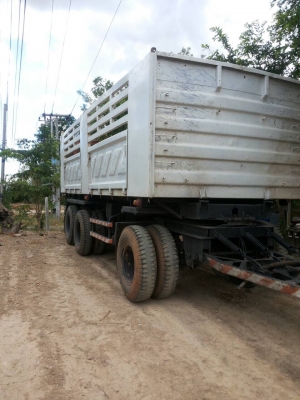 ขายครับลูกพ่วง สามเพลาแท้ ยางดี 90 ดั้มทรงดี ปี51