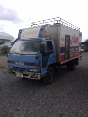 หกล้อNPR59Lเครื่อง4BD1 115แรงม้า รถประกอบ5น๊อต พาวเวอ เกียสั้น ยางดี พร้อมตู้เลสยาว4.10เมตร ทะเบียนพร้อม