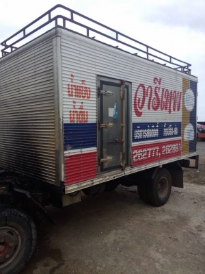 หกล้อNPR59Lเครื่อง4BD1 115แรงม้า รถประกอบ5น๊อต พาวเวอ เกียสั้น ยางดี พร้อมตู้เลสยาว4.10เมตร ทะเบียนพร้อม