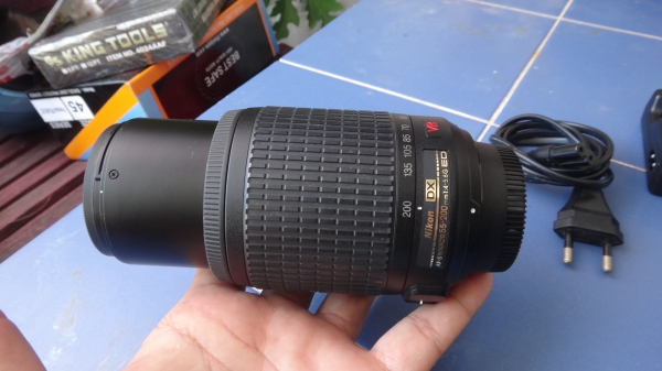 Nikon  D5000  kit, 55-200 mm.