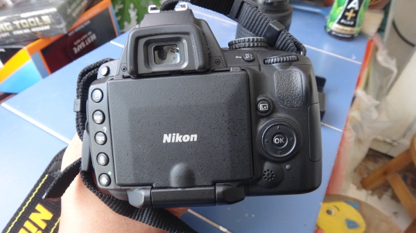 Nikon  D5000  kit, 55-200 mm.