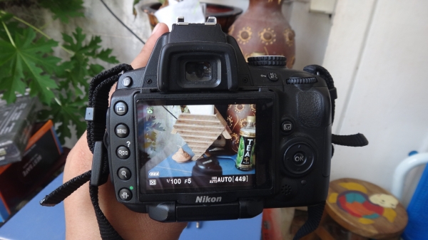 Nikon  D5000  kit, 55-200 mm.