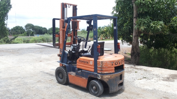 ขายด่วนรถยก TOYOTA 5FGยก1.5ตันเสาสูง3เมตรรถนอกนำเข้ายังไม่เคยใช้งานในเมืองไทยเลย=รุ่นใหม่ขายถูกๆๆ