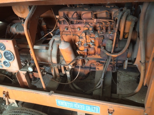 ปั๊มลม Airman พร้อมพ่วงลาก เช็คระบบแล้ว