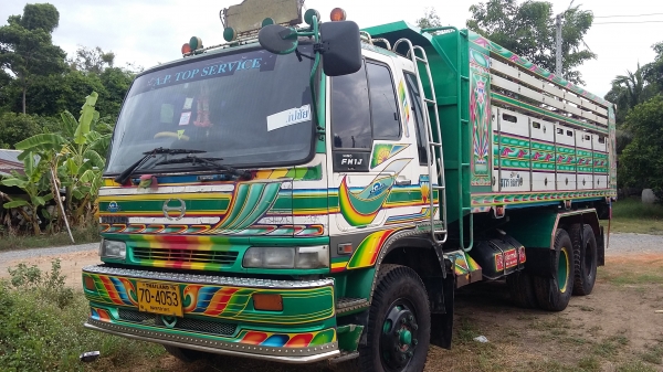 ขายรถ 10 ล้อ ดั้มสองเพลา HINO 3H