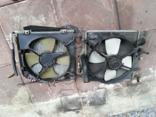 หม้อน้ำพร้อมแผงแอร์civicตาโต