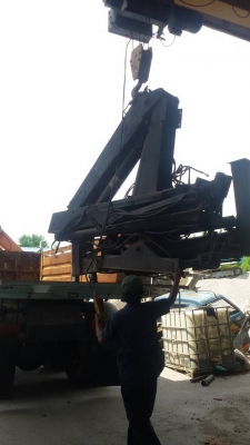 เฮี๊ยบ7ตัน.ขาเหลี่ยม.พร้อม.ตัวขยุ้มเหล็ก.เก่าเก็บ.ราคา165,000