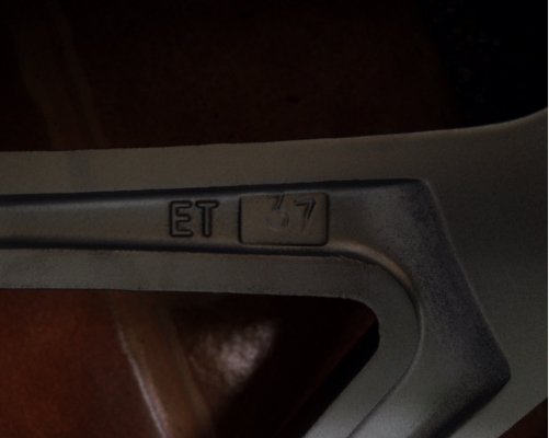 ล้อ Brabus Monoblock F ขอบ17 5รู112 กว้าง 8นิ้ว off +37 สภาพสวย