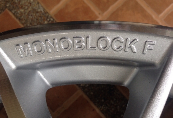 ล้อ Brabus Monoblock F ขอบ17 5รู112 กว้าง 8นิ้ว off +37 สภาพสวย