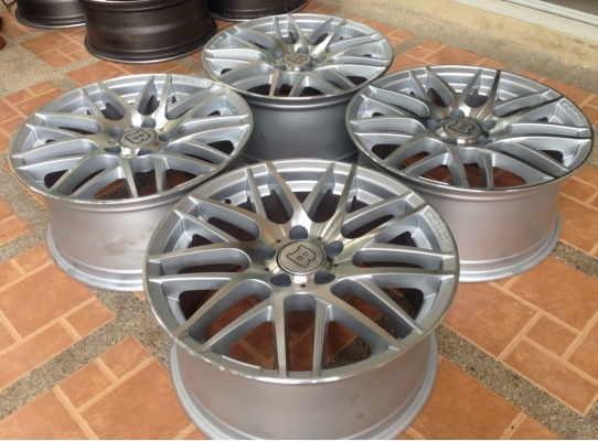 ล้อ Brabus Monoblock F ขอบ17 5รู112 กว้าง 8นิ้ว off +37 สภาพสวย
