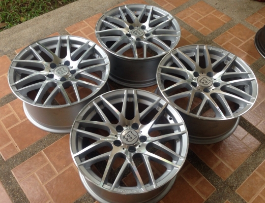 ล้อ Brabus Monoblock F ขอบ17 5รู112 กว้าง 8นิ้ว off +37 สภาพสวย