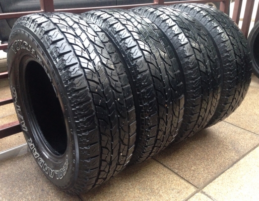 ยาง All Yokohama 235 70 15 กลางปี10 ดอกเต็ม ใช้กันยาว ราคาไม่แพง