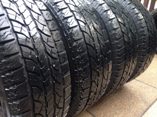 ยาง All Yokohama 235 70 15 กลางปี10 ดอกเต็ม ใช้กันยาว ราคาไม่แพง