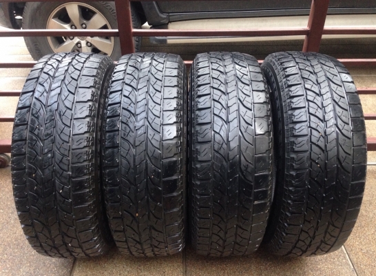 ยาง All Yokohama 235 70 15 กลางปี10 ดอกเต็ม ใช้กันยาว ราคาไม่แพง