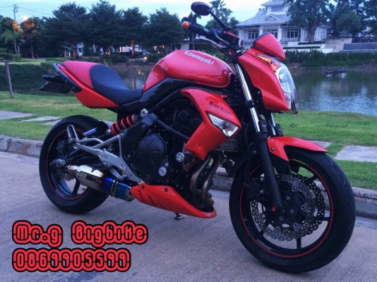 รถเทพ Er6n ปี10 แดง Ferari แต่งสวยสีสวย ยางสวย นางฟ้า ทะเบียนสวย 159000
