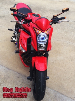รถเทพ Er6n ปี10 แดง Ferari แต่งสวยสีสวย ยางสวย นางฟ้า ทะเบียนสวย 159000