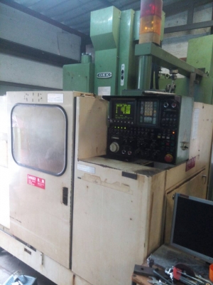 ขาย CNC MACHINING 4 แกน OKK FANUC OMC BT40 , SPEED 8,000 RPM. ระยะวิ่งเต็มที่ x,y,z : 550*400*420 mm. เทสระบบแล้ว เครื่องสภาพดี พร้อมใช้งานครับ
