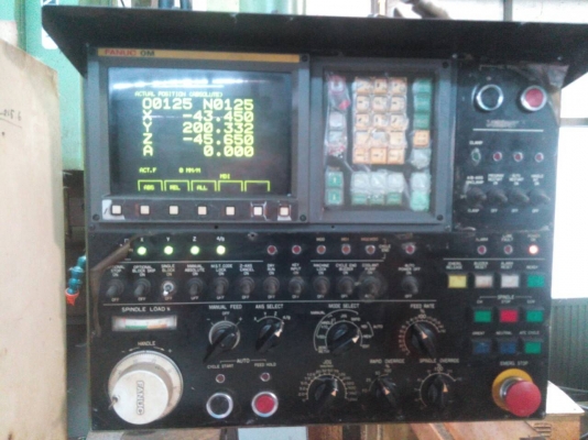 ขาย CNC MACHINING 4 แกน OKK FANUC OMC BT40 , SPEED 8,000 RPM. ระยะวิ่งเต็มที่ x,y,z : 550*400*420 mm. เทสระบบแล้ว เครื่องสภาพดี พร้อมใช้งานครับ