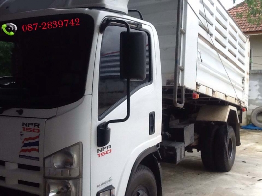 ขายรถดั้มพ์ 6 ล้อ ขนาดกลาง. ISUZU NPR 150 แรงม้า