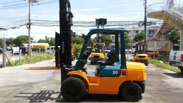 TOYOTA 7FD30 ขนาด3ตัน เสาสูง4เมตร เกียร์ออร์โต้ เครื่องยนต์ดีเซล2Z ยางตันใหม่4เส้น รับประกันเครื่องเกียร์3เดือน ราคาต่อรองได้0816161541