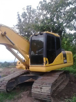 Komatsu PC200-7,แม็กโครมือสอง, รถสวยเต็มทำงาน 6300 ชม.