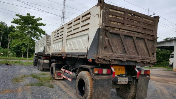 ขายรถบรรทุก 18 ล้อพ่วงแม่ลูกดัมพ์ ISUZU DECA 270 แรงม้าปี 2549 ลูกพ่วงสามมิตร 2 เพลา ราคา 2100000