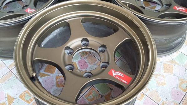ขายล้อหล่อ xt-9 ขนาด 16x8 off - 0 สีน้ำตาลไหม้ 1 ชุดครับ