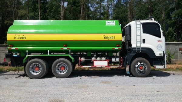 ขายรถบรรทุก 22 ล้อพ่วงแม่ลูกน้ำมันปาล์ม ISUZU DECA 360 แรงม้าปี 2554 ลูกพ่วง 3 เพลา ราคา 2900000