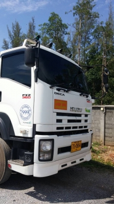 ขายรถบรรทุก 22 ล้อพ่วงแม่ลูกน้ำมันปาล์ม ISUZU DECA 360 แรงม้าปี 2554 ลูกพ่วง 3 เพลา ราคา 2900000