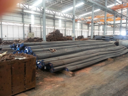 ขายเหล็ก 12 มิลลิเมตร ยาว 10 เมตร SD40 มี 300 ตัน ราคากิโลกรัมละ 17 เมตร