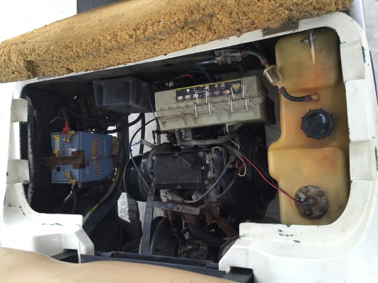 รถกอล์ฟ Yamaha. ใช้เครื่องยนต์. ขับใช้งานได้ปกติ