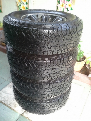 เล็บเหยี่ยว อีซูสุแท้ + ยาง AT 265/70/16 ปี13 สวยๆ 1ชุด