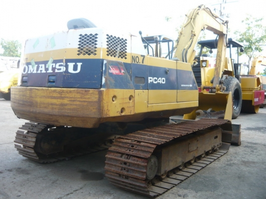 รถขุด Komatsu PC40-6 รถเก่านอก นำเข้าจากญี่ปุ่น พร้อมใช้งาน 091 695-6445