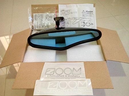 ขายกระจกมองหลัง ZOOM ดำเครฟล่า ราคา 1,200 บาท