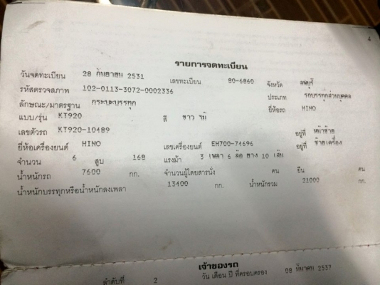 KT 920 เครื่อง 168 แรง เพลาเดียว เบรคลมดัน ยาว 6 เมตร ขายตามสภาพครับ รถสวย