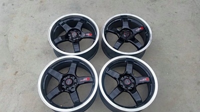 ขายล้อ Project D ขอบ17หน้า7 4รู100 4รู114  4 ล้อ