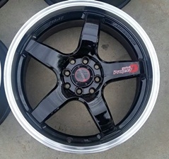 ขายล้อ Project D ขอบ17หน้า7 4รู100 4รู114  4 ล้อ