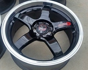 ขายล้อ Project D ขอบ17หน้า7 4รู100 4รู114  4 ล้อ