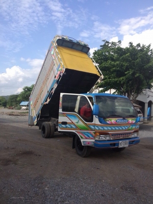 ขายหกล้อดั้มเกษตรNPR70 เครื่่อง4HE1เทอร์โบ135แรงม้า พาวเวอร์ แอร์เย็น กระจกไฟฟ้า หกเกียร์เดินหน้า กระบะมิเนียม รถสวยพร้อมใช้ ทะเบียนพร้อมโอน