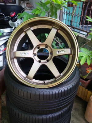 ล้อ Te 37 ขอบ 20 หน้า 9.5 หลัง 10.5 ชุดล่ะ 20,500