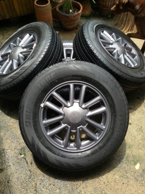 ล้อ isuzu ขอบ 16 พร้อมยาง bridgestone 215 70 16 ชุดล่ะ 8,500