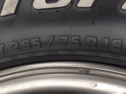 ล้อแท้ Isuzu ขอบ16พร้อมยาง BF goodrich 265 75 16