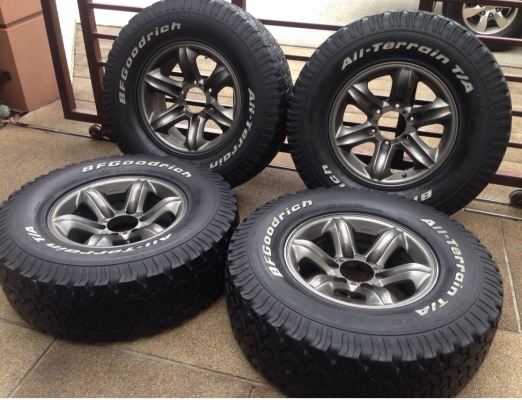 ล้อแท้ Isuzu ขอบ16พร้อมยาง BF goodrich 265 75 16