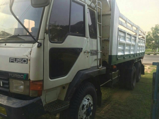 ขาย MITSUBISHI FUSO 527 TF  220 แรง สองเพลาดั๊ม กระบะเหล็ก