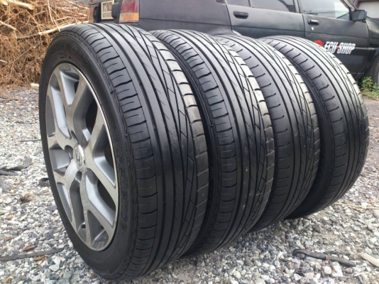 ขายแม็ก HONDA CITY พร้อมยาง  GOOD YEAR 185/55R16 ยางสัปดาห์ที่35ปี12 ดอกยางหนา สวยๆ จำนวน 1 ชุด